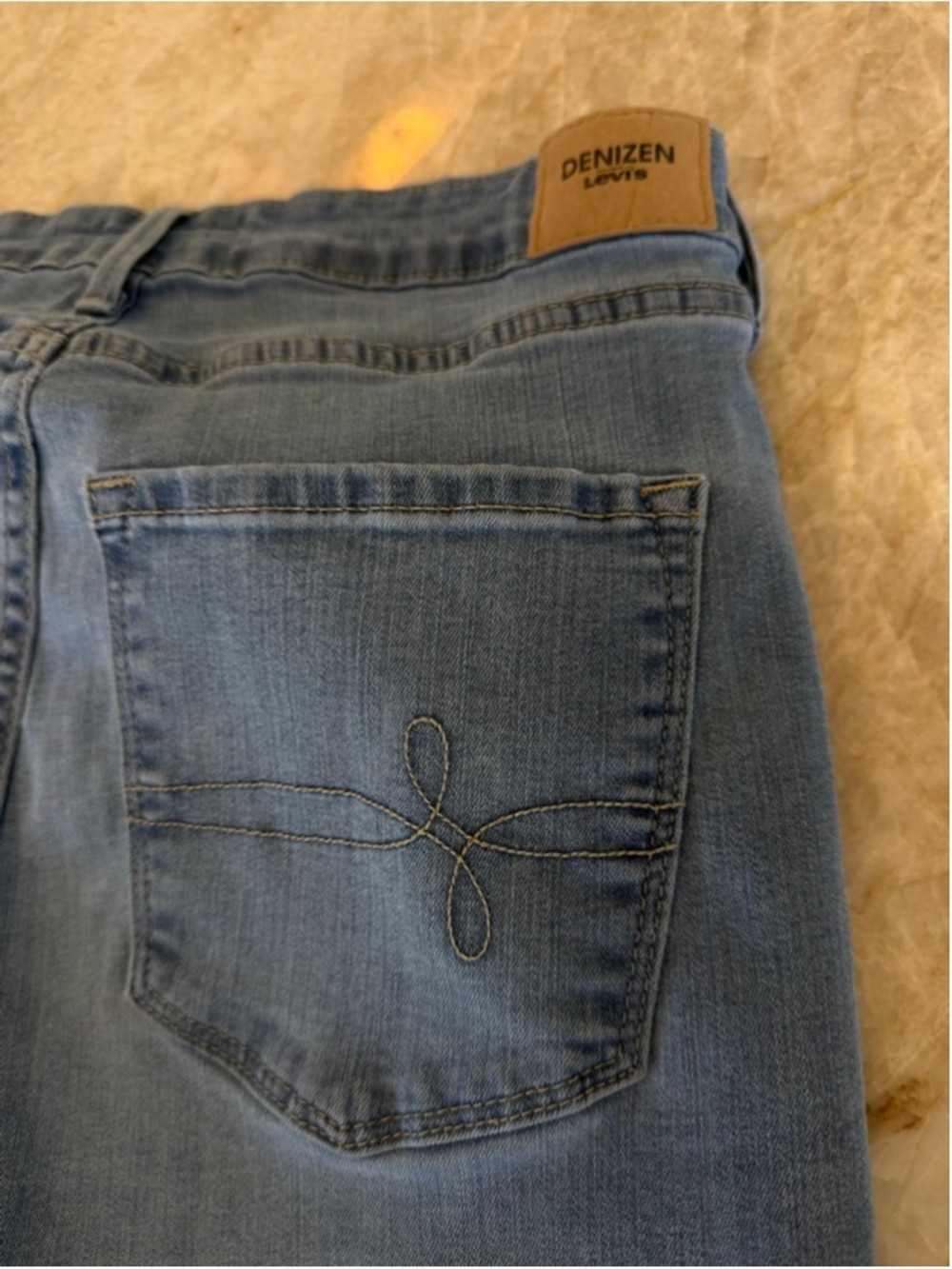 Women's DENIZEN from Levi's Blue Mid Rise Bootcut Jeans Size 30 - Picture 10 of 11